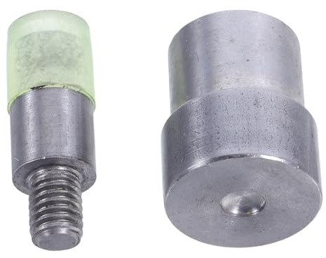 COHEALI Pressa Manuale per Rivetti a Doppia Testa 6Mm Strumento di Pressatura per Borse Abbigliamento e Calzature Matrice di Fissaggio Resistente per Punzonatura Artigianale
