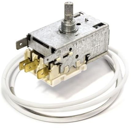 Mistericambio Termostato Frigorifero Compatibile con Rex Electrolux Aeg Zoppas Zanussi, Modello Ranco K59-L1260, Acciaio, 1 Unità