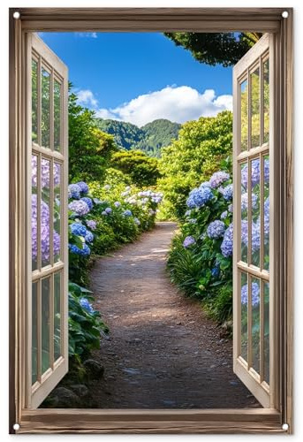 MuchoWow© Decoracion Pared Exterior Posters Decorativos Jardin Terraza