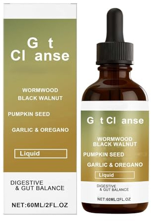 Gocce di assenzio di noce nera | Olio di semi di zucca di origano | Supporti immunitari e digestivi （60 ml/2 fl oz）,1Pcs