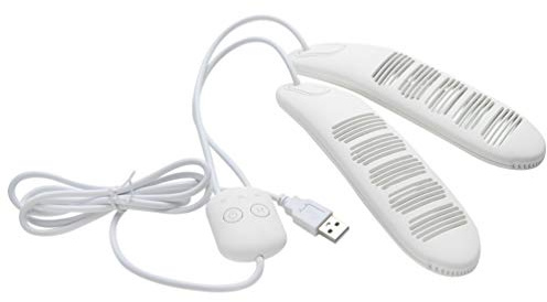 Garneck Shoe Dryer USB Charging Boot Dryer Shoe Foot Glove Warmer Eliminate Bad Odor White