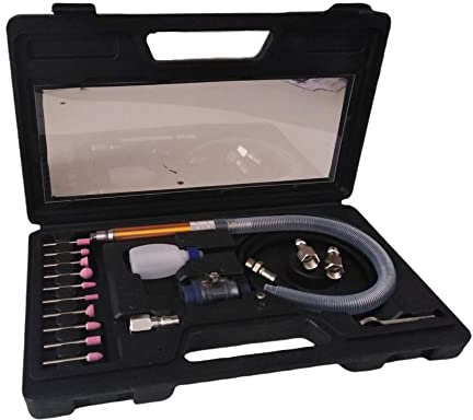 FAST WORLD SHOPPING ® Smerigliatrice Dritta Fresatrice Pneumatica Smerigliatrice Aria Compressa Mini Drimmel Laccio Fresatrice Diritta Penna Molatrice Mini Trapano Fresa Per Compressore