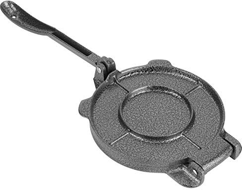 Tortilla Maker, 6.5in Tortilla Press Maker Fonte Corn Tortillas Pâte Outils de pressage Fournitures de cuisine Gris