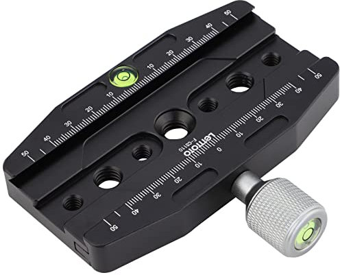 Pince à dégagement rapide de 110 mm, pinces de fixation pour appareil photo compatible avec plaque QR Arca Swiss pour trépied, rotule et tête de monopode