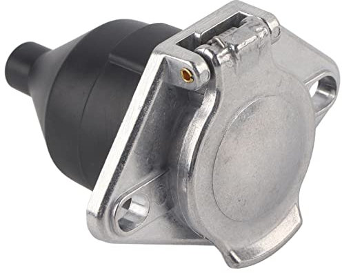 Conector de cableado Universal para remolque con clavija de 7 pines para coche, adaptador de enchufe tipo n de 24v, Conector de remolque y toma de luces para remolque