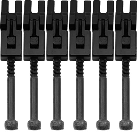 Musiclily Pro 10.8mm Tremolo Steg Sattel Saitenreiter Saddles für Floyd Rose Original/Speical Locking Tremolo System, Schwarz (6er Set) | Für Floyd Rose Original/Special E-Gitarre