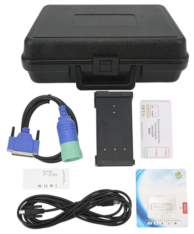 Aramox Truck Scanner, pour CNH DPA5 Heavy Duty Truck Scanner Code Reader Outil de Diagnostic Complet du Système pour Remorque, Bus, Chargeuse sur Pneus, Pelle