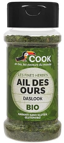 COOK - Ail des ours feuille coupés bio 16g - Vente à l'unité - meilleure offre