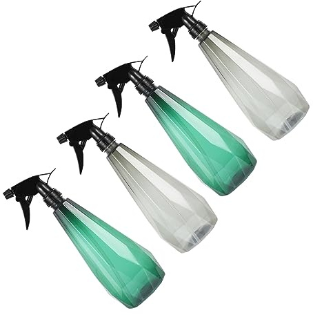 CAXUSD Bouteilles De Pulvérisation D'eau 1l Pour Jardinage Et Nettoyage Domestique, Lot De 4 Pulvérisateurs En Plastique Solide, Usage Polyvalent Pour Arrosage Et Entretien
