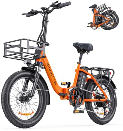 ENGWE L20 SE E-cykel elektrisk fällbart hjul 20 tum djup stunder 140 km räckvidd 36 V 15,6 Ah batteri med korg
