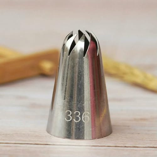 #336 Piping Nozzles Large Size Decor Cream Flower Rose Icing Tips Cake Fondant Baking Tool Cupcake Decoration