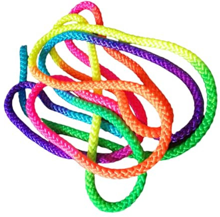 Toyvian Cuerda De Gimnasia Rítmica Algodón y Lino Resistente para Entrenamiento Físico Cuerda De Gimnasia para Niños y Adultos Multifuncional para Exteriores