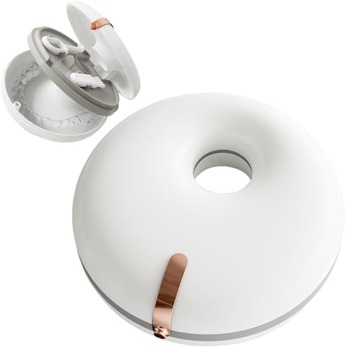 Boîte de rangement pour prothèses dentaires - Baignoire fine, gouttières, gouttières, récipient de nuit, support noir, portable, pour housse de baignoire, fermeture à clip d'hygiène de voyage