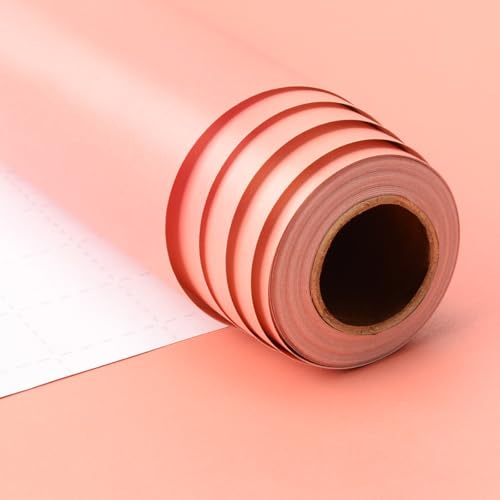 Papel de Regalo Rosa, 43 cm x 10 m Papel Regalo Rosa para Navidad Cumpleaños Aniversario Bodas Baby Shower