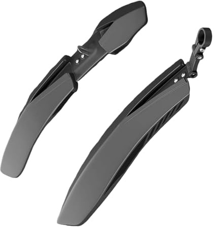 Generisch Parafanghi per Biciclette | Copertura paraspruzzi | Parafango Anteriore e Posteriore per Bici da Strada 61/66/70 cm | Protezione Contro Spruzzi di Acqua Sporco