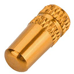 Yinhing Neumático de Válvula Francesa de Aleación de Aluminio para Bicicletas, Vástago de Neumático Ligero, Accesorios Ideales para Ciclismo de Carretera y Montaña, 10 Uds. (Gold)