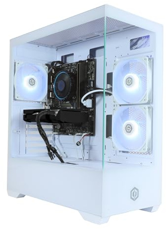 CyberPowerPC Wyvern Gaming PC - 650W PSU, Nvidia RTX 5050, 500GB NVMe SSD, Windows 11, AMD Ryzen 5 5500