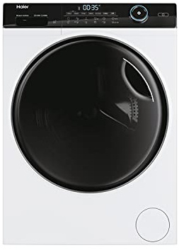 Haier HW90-B14959U1 Freestanding Washing Machine with LED Display, 9kg Load, 1400RPM, Direct Motion, White, A Rated