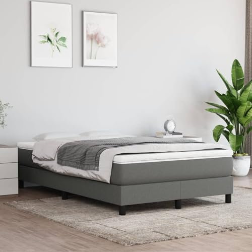 Juroupi Taschenfederkernmatratze Federkernmatratze Bett Matratze Dunkelgrau 120x200x20 cm Stoff