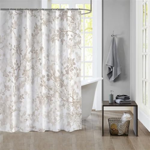 Duschvorhang Pattern 180x200cm Beschwerter Saum Wasserdicht Duschvorhänge Waschbar Polyester Stoff Shower Curtains Mit Ösen Duschvorhangringe Bad Curtain Badewanne Badezimmer Vorhang Gardinen 950