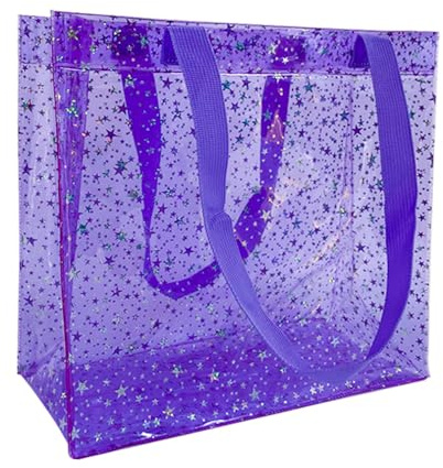 TotePrint Sternmuster PVC wasserdicht Todd Taschen für Reisen, Einkaufen, Abholung, Geschenke, 11.02x4.72x12.20 (D2090-6-1)