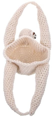 BESTonZON Unique Sloth Pendant Crochet Planter Wall Decor Plant Hangers for Indoor Outdoor