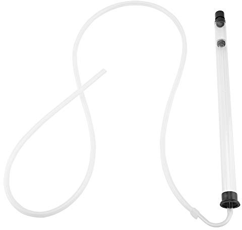 Riuulity Auto Siphon Racking, Plastic Tube, Transparent, Smooth Operation for Wine Beer Bottle Transfer med Slanghushållet Som Gör Vin