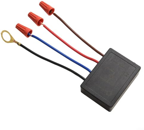 Pumixiy 3 Way Touch Lamp Dimmer Switch Control Module with Sensor, 230-240V 50Hz, 15-80W, Compatible with Incandescent Bulbs for Table, Wall and Hotel Lamps