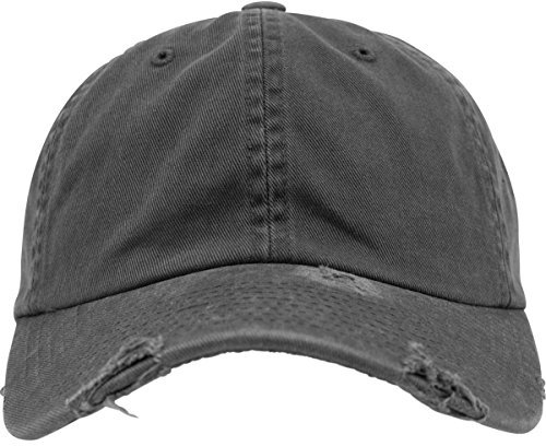Flexfit Caps Low Profile Destroyed, Darkgrey, one Size, 6245DC