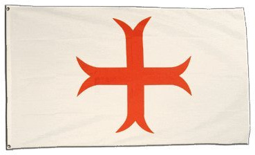 Digni Bandiera Cavalieri Templari - 90 x 150 cm Sticker Gratis