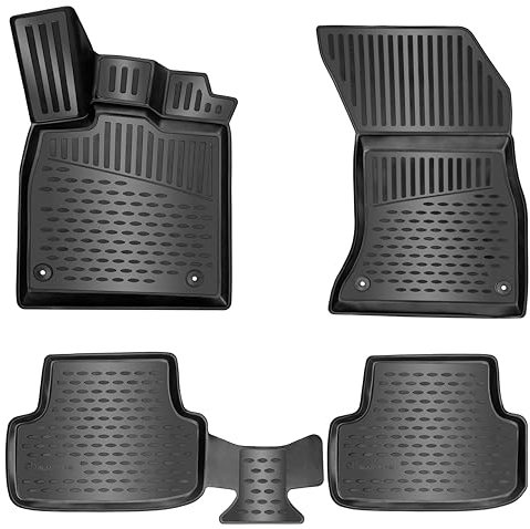 ELMASLINE 3D Gummimatten Set für Jeep Renegade 2014-2025 | Extra hoher Rand Fußmatten - Zubehhör