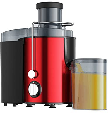 Extractor De Exprimidor De Masticación Lenta De Conducto Ancho Jugo De Prensa En Frío Extractor De Exprimidor De Frutas Y Verduras ​De Jugo Y Pulpa Más Seca Hacer Jugo, Mermelad (Color : Red)