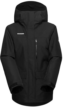 Mammut Damen Fall Line Thermo Hooded Women Hardshell Insulated Jackets, Schwarz, L EU