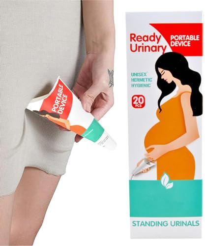 Eventerde Embudo de orina femenina, embudo de orinar para mujer - 20 piezas dispositivo pipi femenino para mujer - Pipí de pie, taza de orinar impermeable para mujer, embudo de orinario para f les