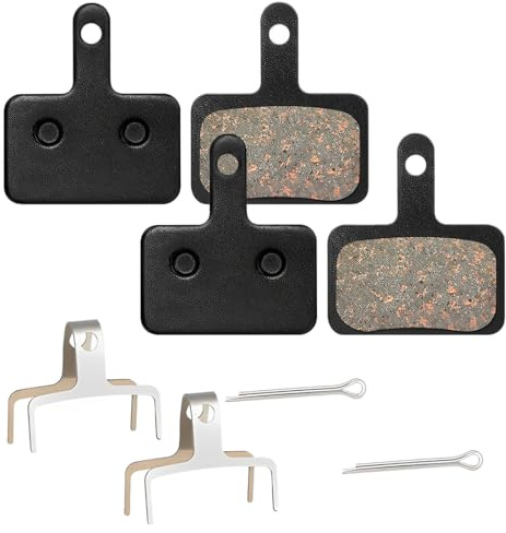 WeddHuis 2 pièces de plaquettes de frein à disque de vélo, convient pour Tektro Shimano TRP Deore Br-M575 B01s Mt200 M525 M515 T615 T675 M505 M495 M486 M485, VTT E-Bike plaquettes