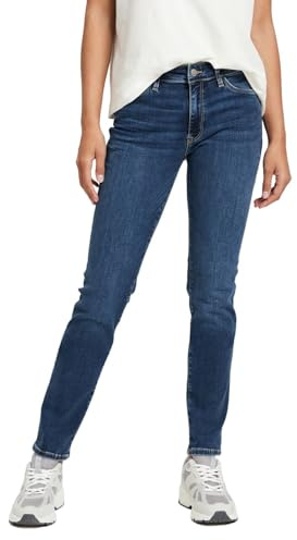 Cross Jeans Damen Jeans ANYA - Slim Fit - Blau - Dark Blue W27-W36 Stretch, Größe:29W / 30L, Farbe:Dark Blue 228