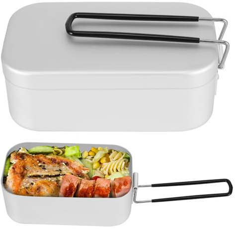 Lonchera de acero inoxidable de 800 ml, caja bento de metal para adultos, niños, a prueba de fugas, contenedores de alimentos, ecológica y sin BPA, caja de ensalada y sándwich para oficina y escuela