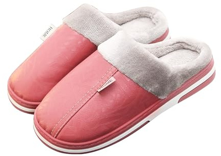 Tofflor dam vinter, tofflor dam plysch pantoletter platta varma tofflor vinterskor mjuka hem komfort lätta gästtofflor stugskor halkfria vintertofflor tofflor