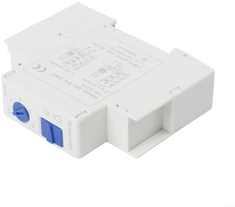 Besttoolifes 1 minuteur d'escalier AC 220240 V avec options flexibles, matériau plastique ABS, relais de minuterie, blanc, pour la gestion de l'énergie