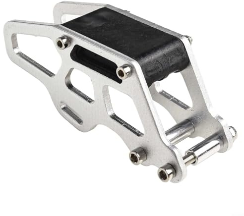Motorrad-Kettenführungsschutz, Aluminiumschutz für CR CRF, Schmutz, für Fahrrad, Motocross, Off-Road-Kettenschutz, Korrosionsschutz, Weiß