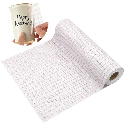Transferfolie Plotter für Plotterfolie, 30,5cm x 5m Übertragungsfolie Plotter für Silhouette Cameo -Transferfolie für Partydekoration, Becher, Fenster und Aufkleber