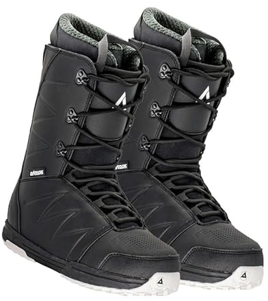 Airtracks Star Black Womens Snowboard Boots Size 8.5-9.5-11 (Black WMS, Euro 40=Women 8.5)