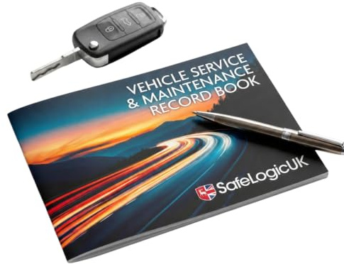 Replacement Service History Book, Car Service Book, Van Maintenance Record, Replacement Vehicle Logbook, MOT and Repair Tracker, UK Road Legal Format, 1-Pack