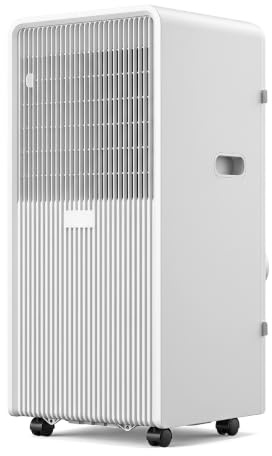 Condizionatore d'aria portatile, silenzioso, deumidificatore con telecomando, oscillazione 120°, timer 24h, kit finestra incluso per camera e ufficio