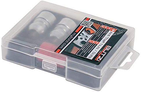 Sumex BZA2UNF Juego de Cuatro Tuercas Antirrobo, HH