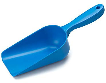 EarlyGrow MPL50084/BLU Small Plastic Handy Garden Scoop for Soil, Compost, Planting or Re-Potting Plants - Blue