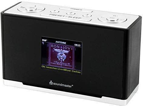 Soundmaster UR240SW Tischradio DAB+, UKW AUX Schwarz