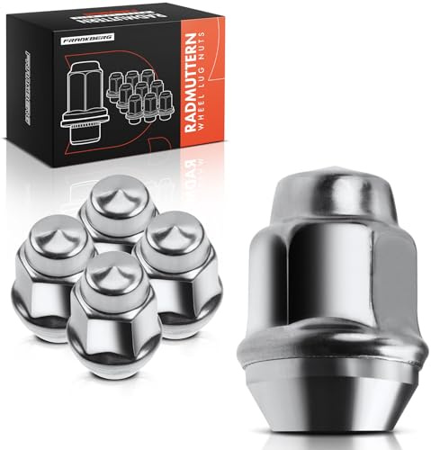 Frankberg 5x Écrous de roue Compatible avec Commander XH XK 3.7L-5.7L 2005-2010 Nitro 2.8L-4.0L 2006-2012 Remplacer# 6036747AA