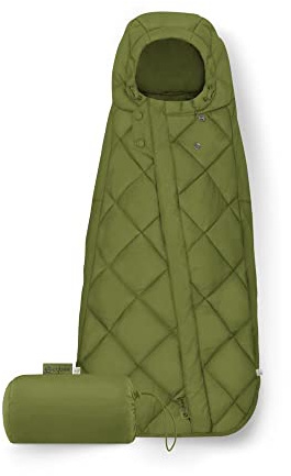 CYBEX Gold Sacco a Pelo Snøgga Mini 2, Per Seggiolini Auto, Dalla Nascita Fino a Circa 24 Mesi, TOG 4, Nature Green (Verde)