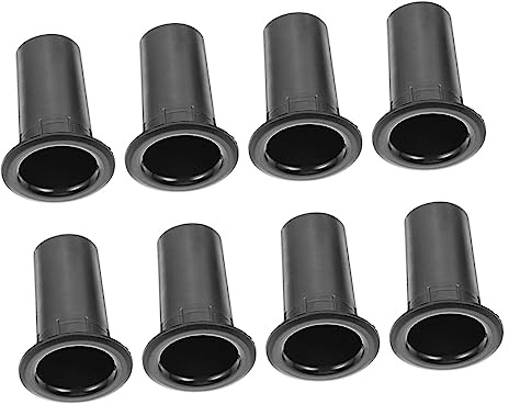 Hemobllo 8 Pezzi Tubo Porta Altoparlante in Abs, Foro 40mm, Montaggio Standard, per Ricambio Cassa Acustica e Progetti Subwoofer